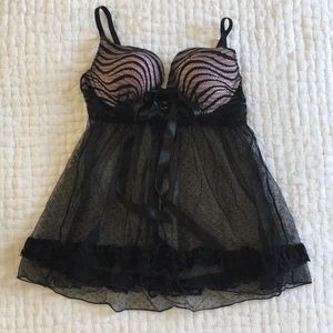 Victoria’s Secret sheer, open front nightie NWOT